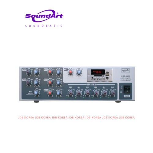 사운드아트 GSA-3000 MP3(6CH)파워드 믹서